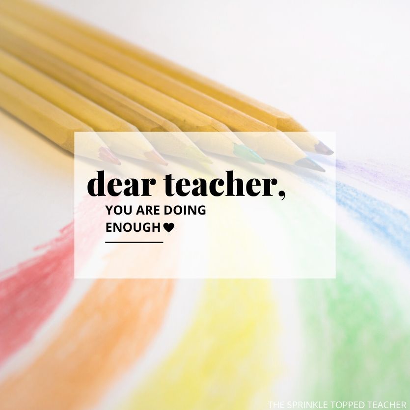 Distance learning tips teacher you are doing enough